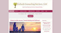 Desktop Screenshot of embark-counseling.com